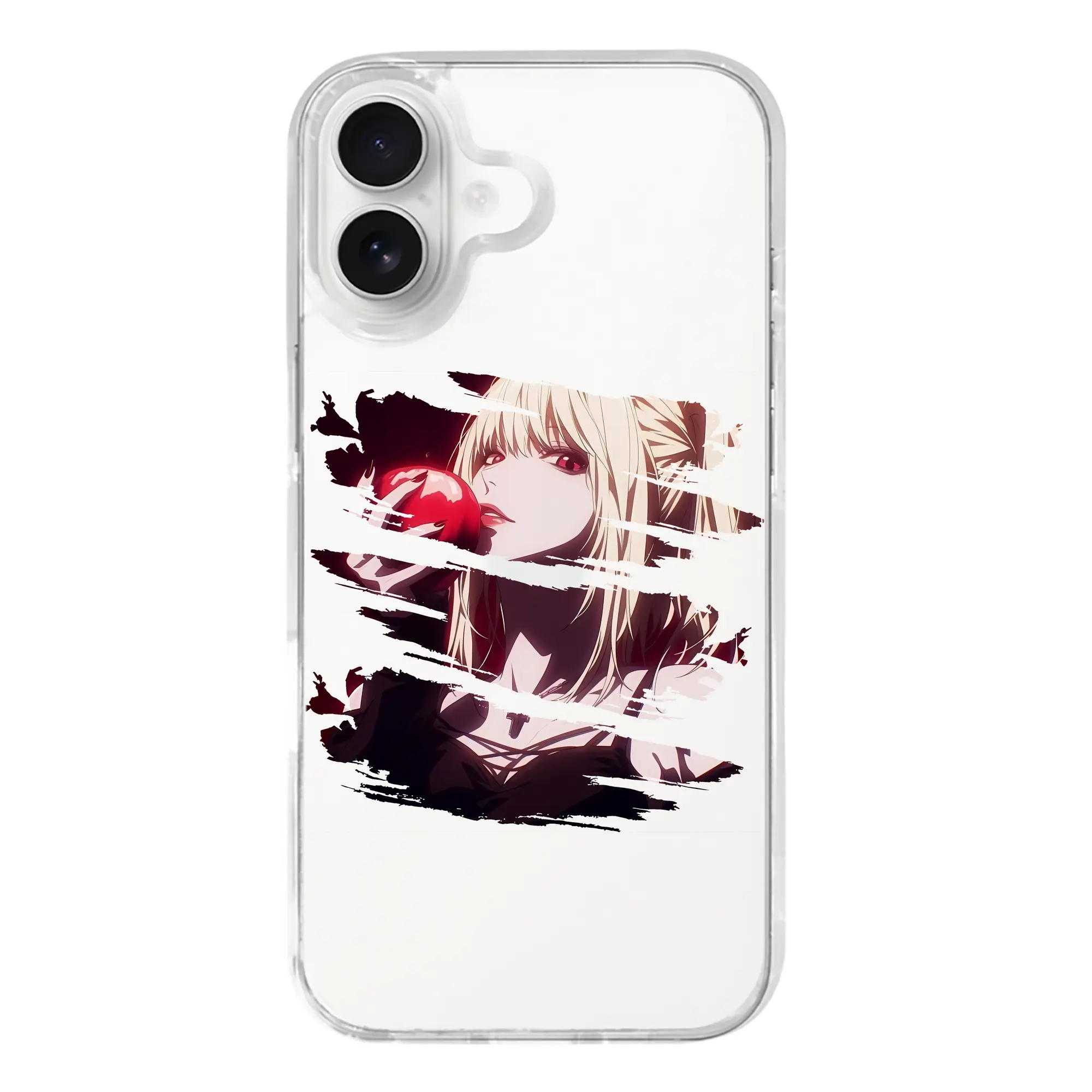 デスノート グッズ,弥海砂 - iPhone 17シリーズ 透明スマホケース – 薄型・耐衝撃・精密フィット保護カバー